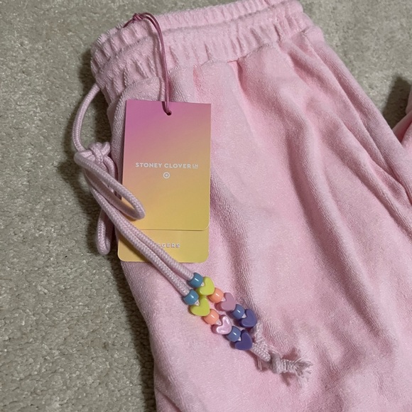 Stoney Clover Lane by Target pink terrycloth pants size small NWT. - Picture 7 of 8